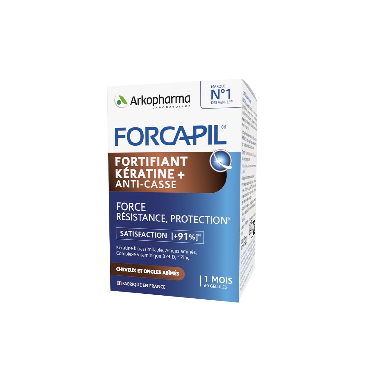 ფორკაპილი კერატინ+ 60 კაფსულა არკოფარმა - Arkopharma