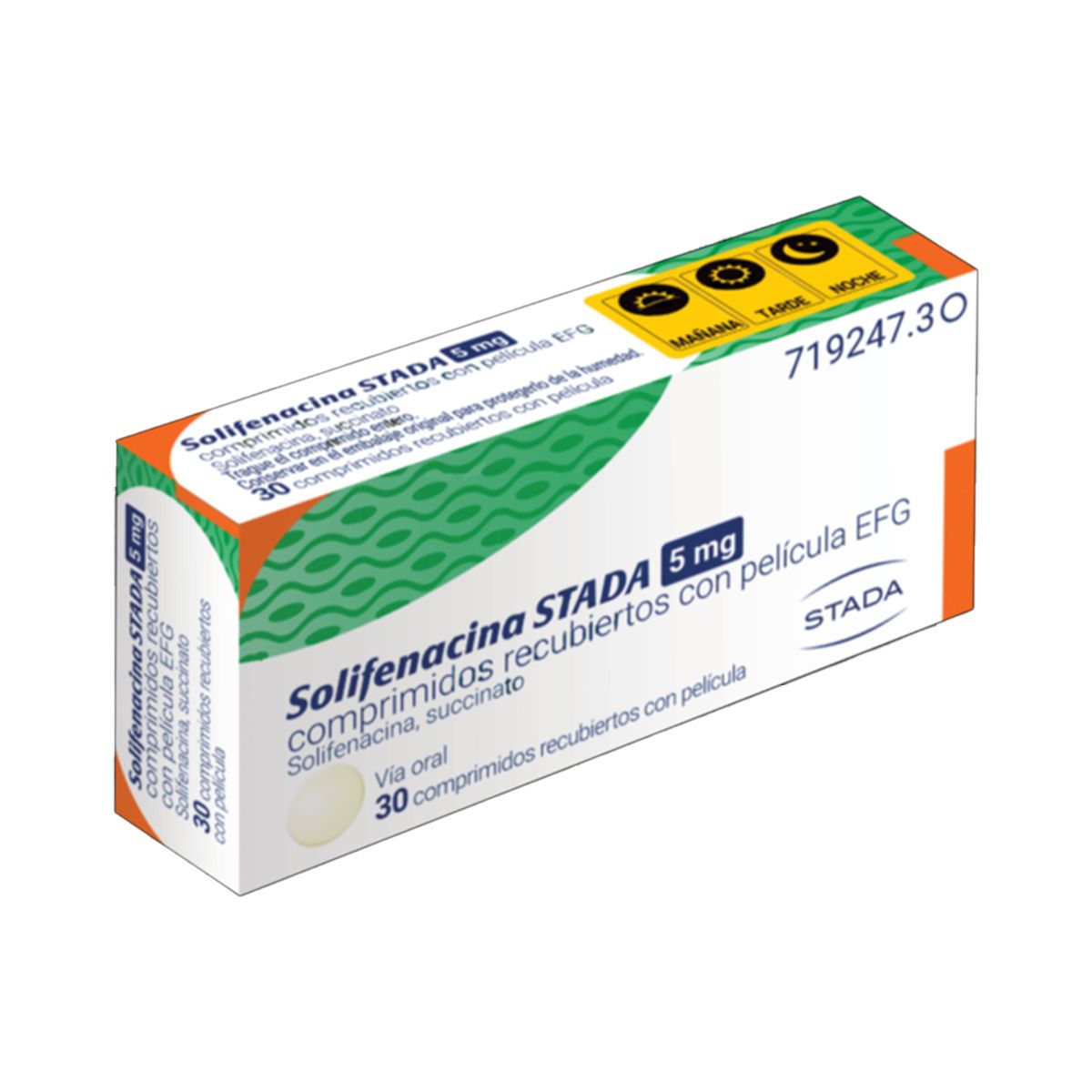 სოლიფენაცინი შტადა - Solifenacina STADA 5მგ 30 ტაბლეტი