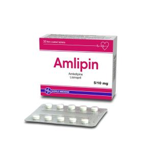 AMLIPIN - ამლიპინი 5/10მგ 30 ტაბლეტი