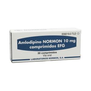 Amlodipin - ამლოდიპინი ნორმონი 10მგ 30 ტაბლეტი