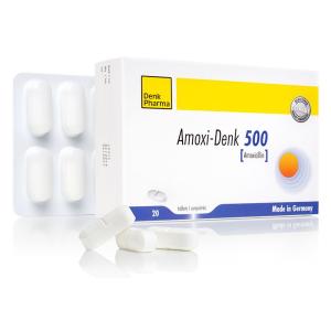 Amoxi-denk - ამოქსი-დენკი 500მგ 20 ტაბლეტი