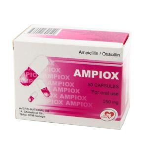 Ampiox - ამპიოქსი 0.25გ 50 კაფსულა