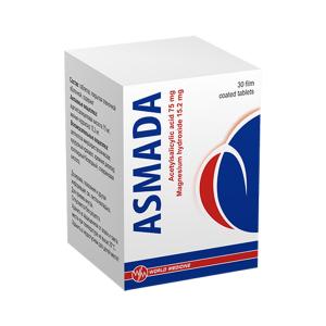 Asmada - ასმადა 75მგ/15.2მგ 40 ტაბლეტი