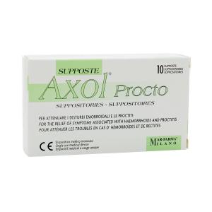 Axol Procto - აქსოლი პროქტო 10 სუპოზიტორია