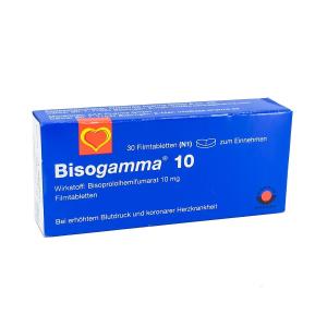 Bisogamma - ბისოგამა 10მგ 30 ტაბლეტი