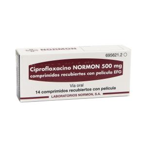 Ciprofloxacin - ციპროფლოქსაცინი 500მგ 14 ტაბლეტი