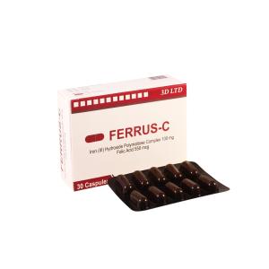 Ferrus-C - ფერუს-C 100მგ+550მკგ 30 კაფსულა