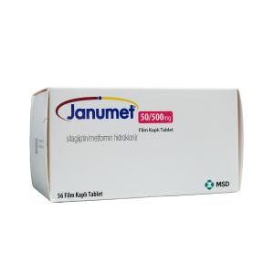 Janumet - იანუმეტი50მგ/500მგ 56 ტაბლეტი