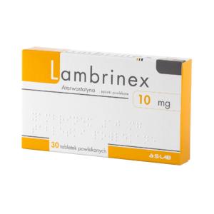 Lambrinex - ლამბრინექსი 10მგ 30 ტაბლეტი