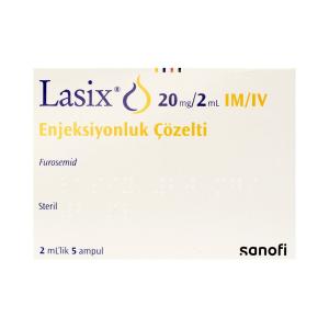 Lasix - ლაზიქსი 20მგ/2მლ 2მლ 5 ამპულა