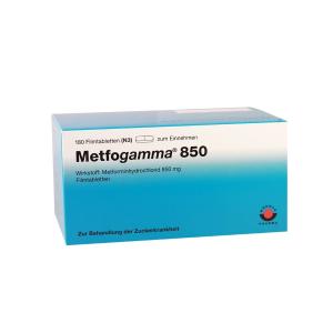 Metfogamma - მეთფოგამა 850მგ 180 ტაბლეტი