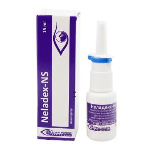 Neladex NS - ნელადექსი NS ცხვირის სპრეი 15მლ