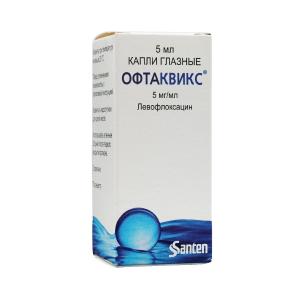 Oftaquix - ოფთაქვიქსი 5მგ/მლ თვალის წვეთები 5მლ