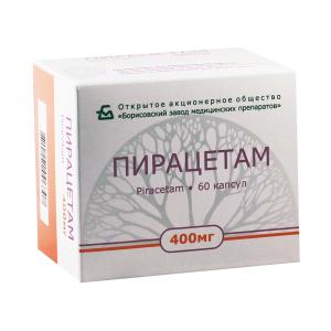 Piracetam - პირაცეტამი 400მგ 60 კაფსულა