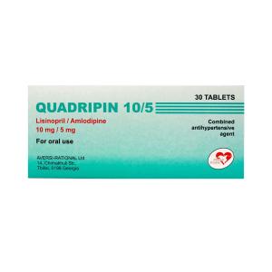 Quadripin - კვადრიპინი 10მგ/5მგ 30 ტაბლეტი