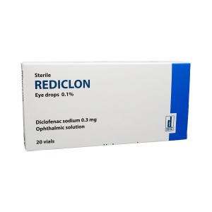 Rediklon - რედიკლონი თვალის წვეთები 0.1% 0.3მლ 20 ნებულა
