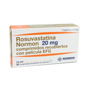 Rosuvastatin Normon - როზუვასტატინი ნორმონ 20მგ  28 ტაბლეტი