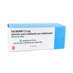 Salbuair - სალბუაირი 2.5მგ/2.5მლ საინჰალაციო სუსპენზია 60 ნებულა