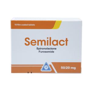 Semilact - სემილაქტი 50/20მგ 10 ტაბლეტი