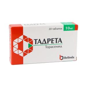 Tadreta - ტადრეტა 10მგ 20 ტაბლეტი