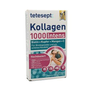 Tetesept Collagen - ტეტესეპტი კოლაგენ1000 ინტენს 30 ტაბლეტი