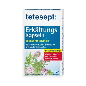 Tetesept - ტეტესეპტი გაციების საწინააღმდეგო 40 კაფსულა