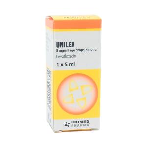 Unilev - უნილევი თვალის წვეთები 5მგ/მლ 5მლ