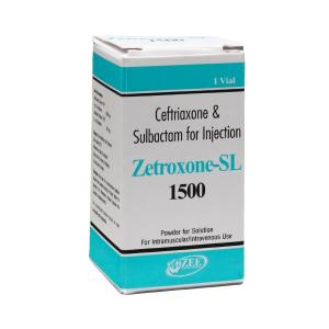 Zetroxone-SL - ზეტროქსონი-სლ 1500მგ 1 ფლაკონი