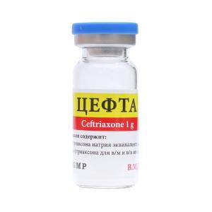 ცეფტა (ცეფტრიაქს) - Cefta 1გ 100 ფლაკონი