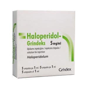 ჰალოპერიდოლი - Haloperidol 5მგ/მლ 1მლ 5 ამპულა