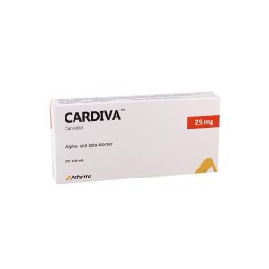 კარდივა  25მგ  28 ტაბლეტი