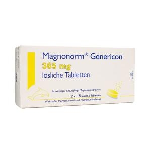 მაგნონორმი - Magnonorm ჯენერიკონი 342/670 30 ხსნადი ტაბლეტი