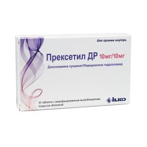 პრექსეტილი DR 10მგ+10მგ 30 ტაბლეტი