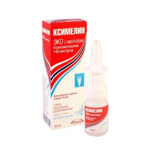 ქსიმელინი ეკო მენთოლით ცხვირის სპრეი 140მკგ 10მლ