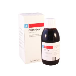 სანტაფერი 50მგ/5მლ 150მლ სიროფი