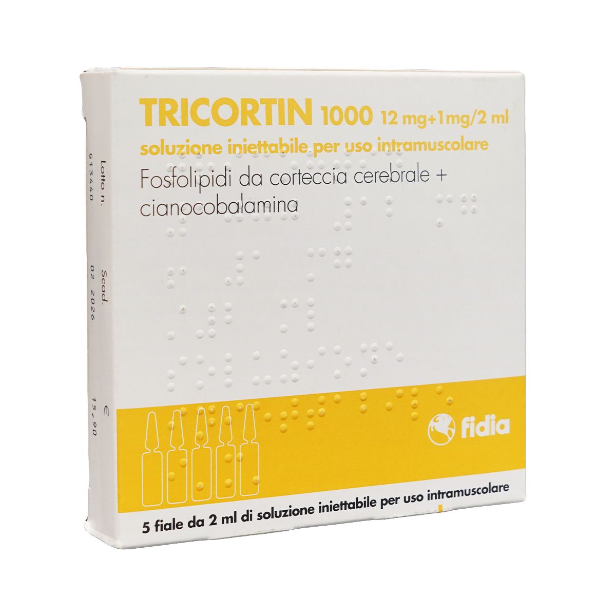 ტრიკორტინი - Tricortin 1000 2მლ 5 ამპულა