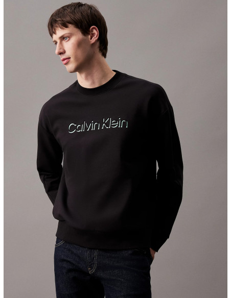 CALVIN KLEIN - SHADOW EMBOSSED LOGO SWEATSHIRT