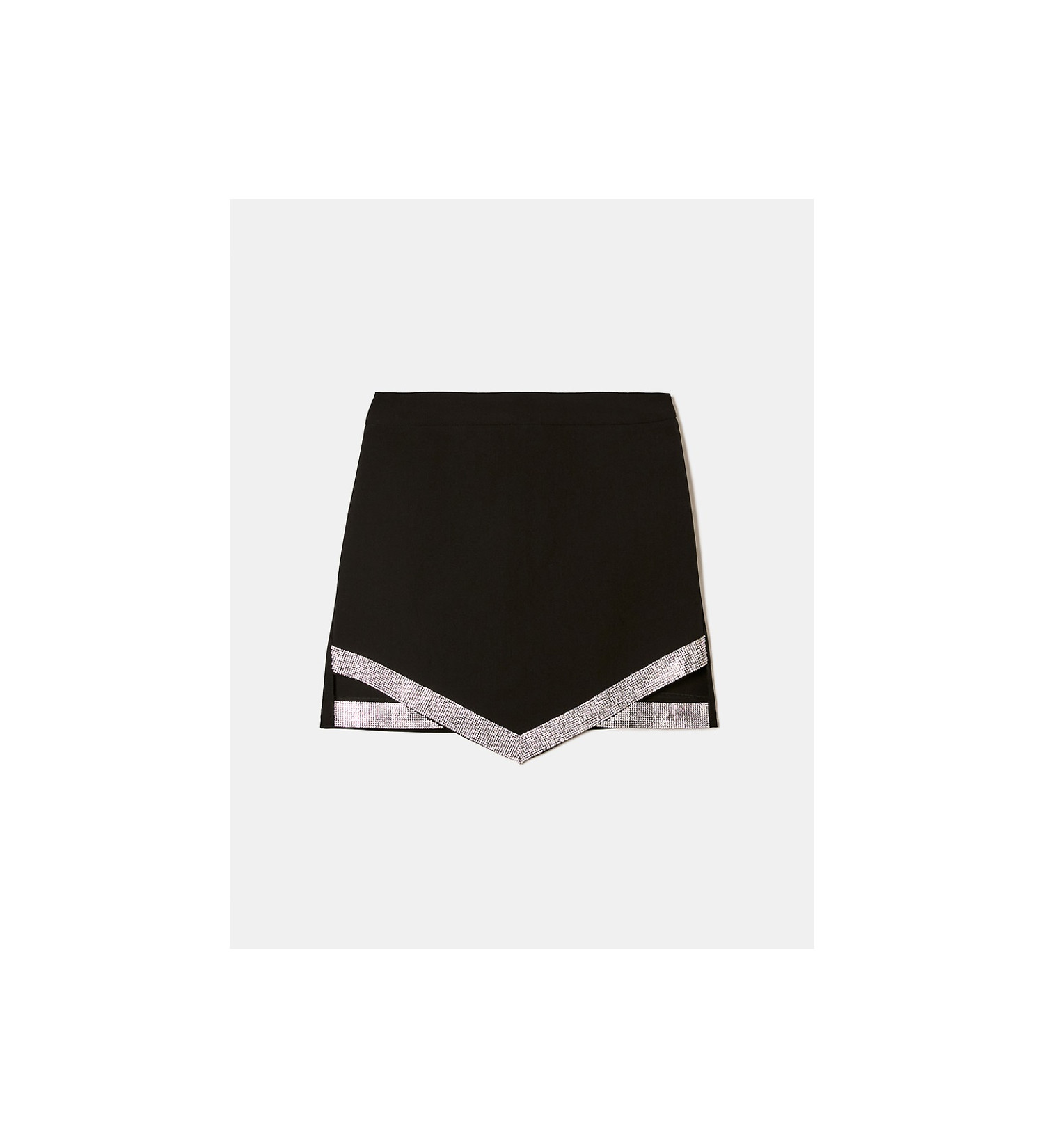 Tally Weijl - BLACK STRASS MINI SKIRT