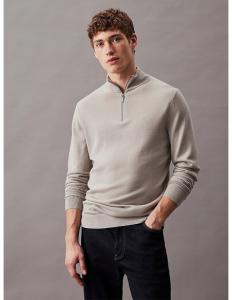 CALVIN KLEIN - MERINO RWS QUARTER ZIP