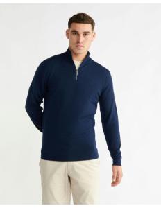 CALVIN KLEIN - MERINO RWS QUARTER ZIP