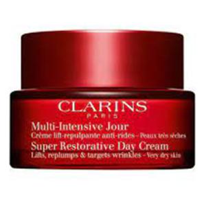 კლარინსი - Super Restorative სახის კრემი ბზინვარება/სიმკვრივის აღმდგენი პიგმენტური ლაქების საწ. მშრალი კანის