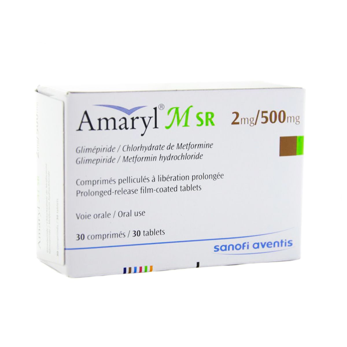 Amaryl M SR - ამარილი M SR 2/500მგ 30 ტაბლეტი