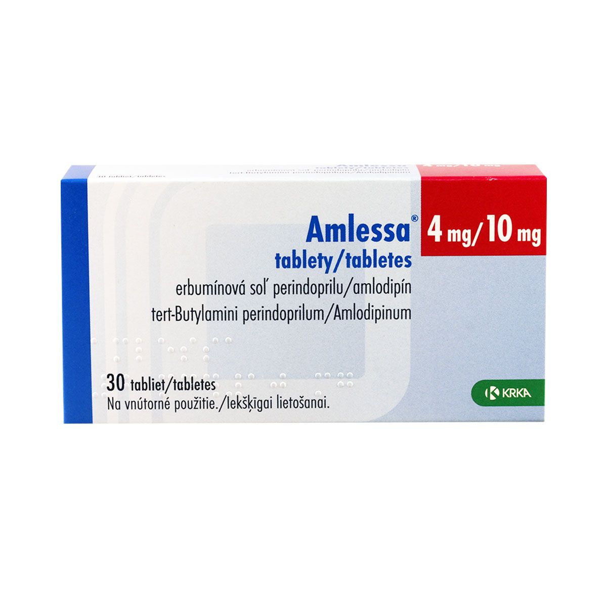 Amlessa- ამლესა 4მგ/10მგ 30 ტაბლეტი