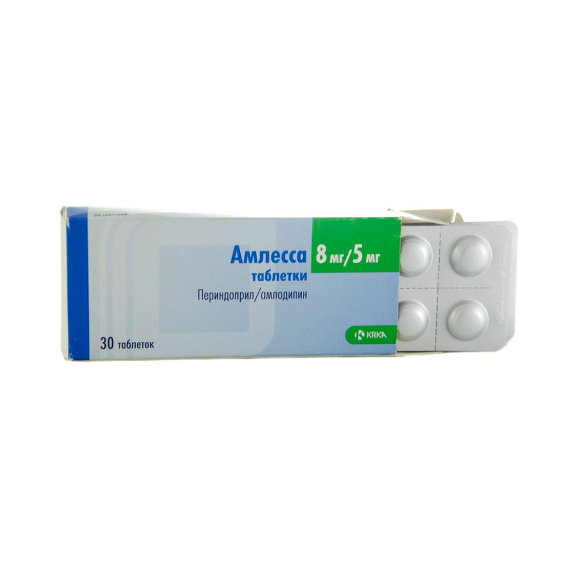 Amlessa- ამლესა 8მგ/5მგ 30 ტაბლეტი