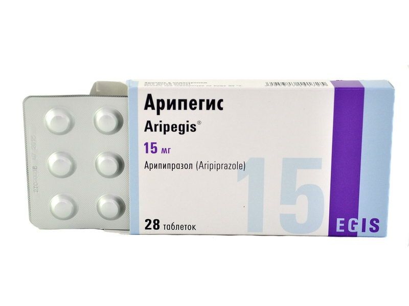 Aripegis - არიპეგისი 15 მგ. 28 ტაბლეტი
