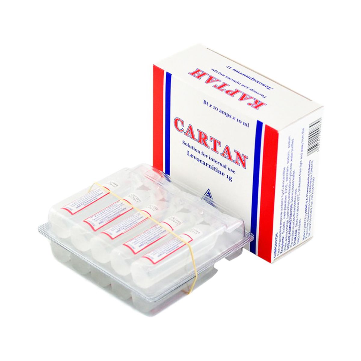 Cartan - კარტანი 10მლ. 10 ფლაკონი.