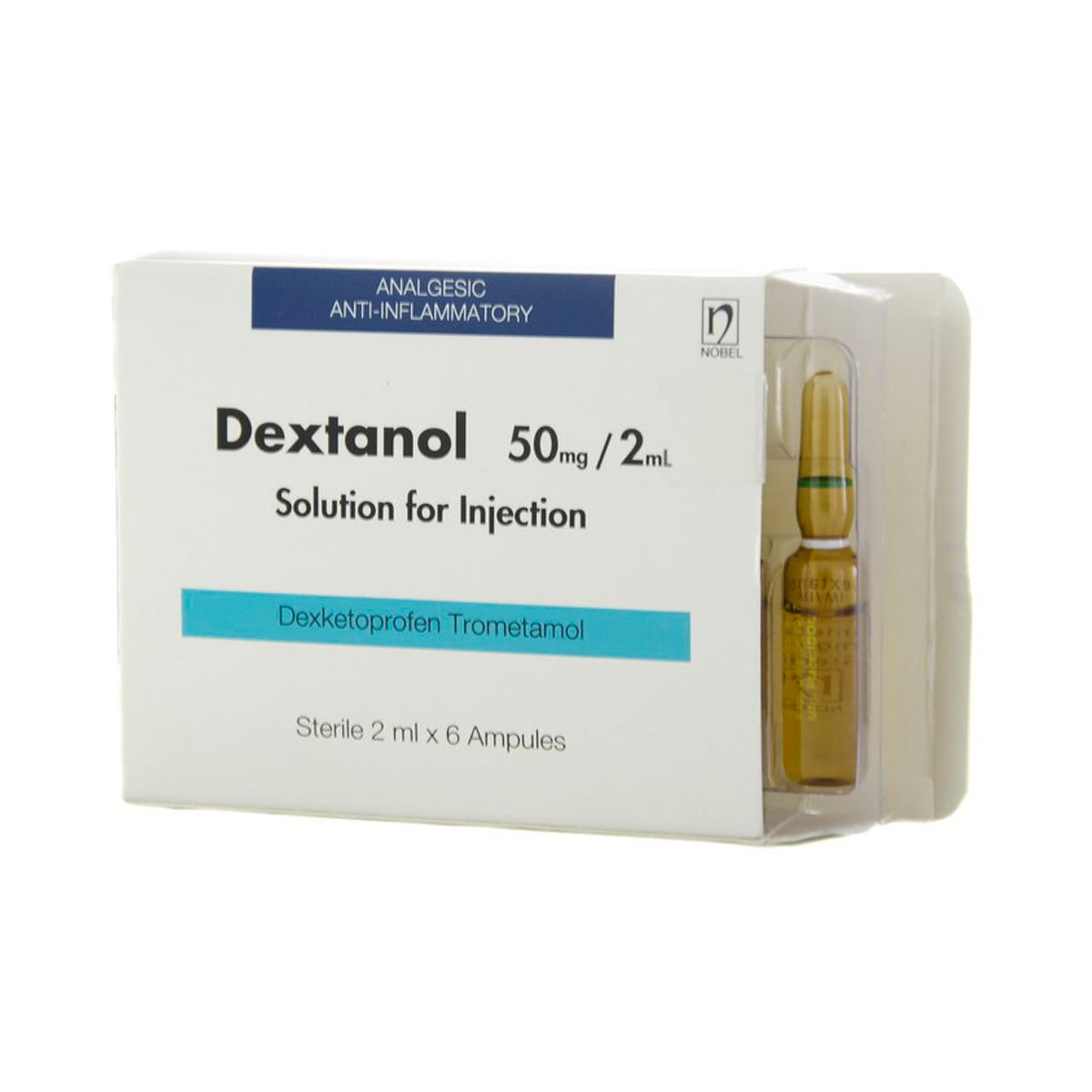 Dextanol - დექსტანოლი 50მგ/2მლ 6 ამპულა