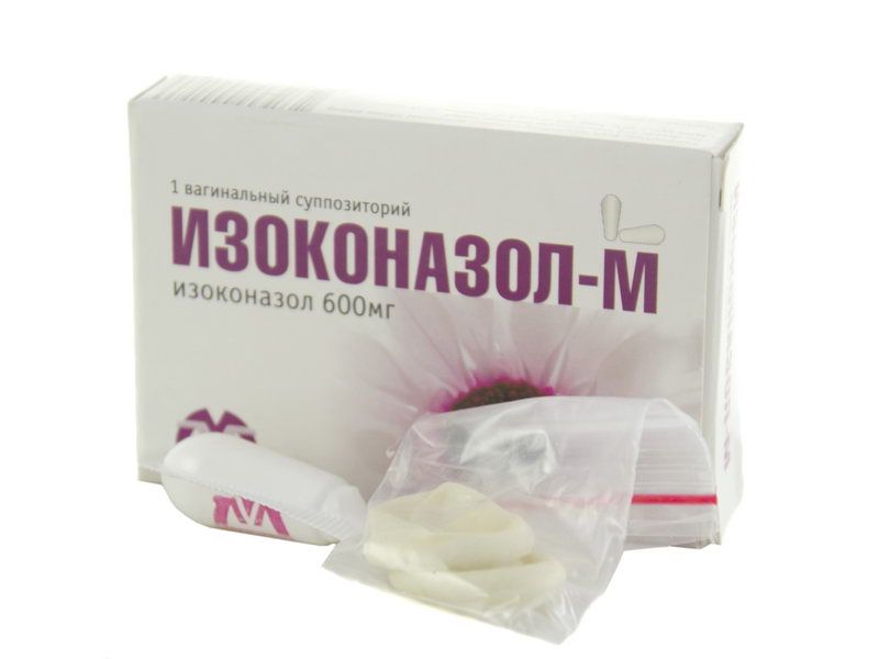 IZOCONAZOLE-M იზოკონაზოლი-M ვაგინალური სანთლები 600მგ 1 ცალი 