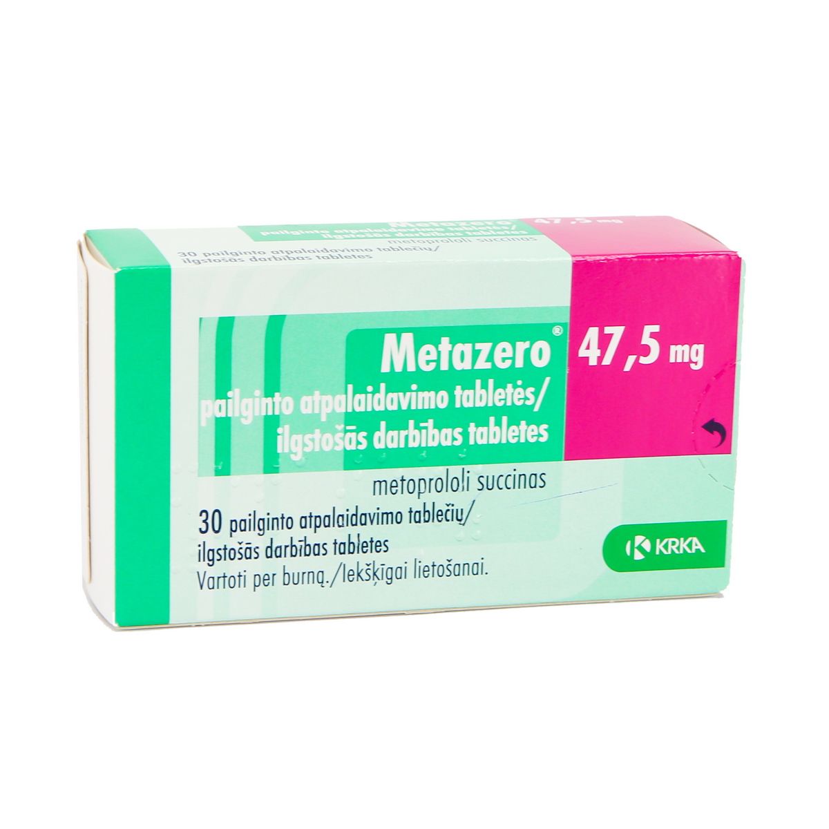 Metazero - მეტაზერო 47.5მგ 30 ტაბლეტი