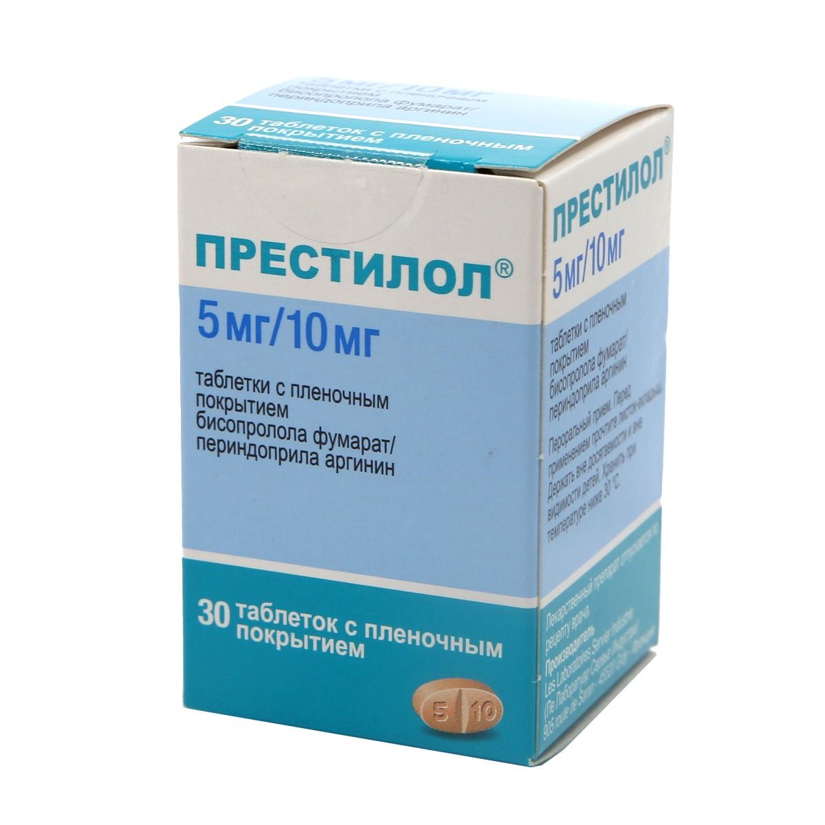 Prestilol - პრესტილოლი 5მგ/10მგ 30 ტაბლეტი 